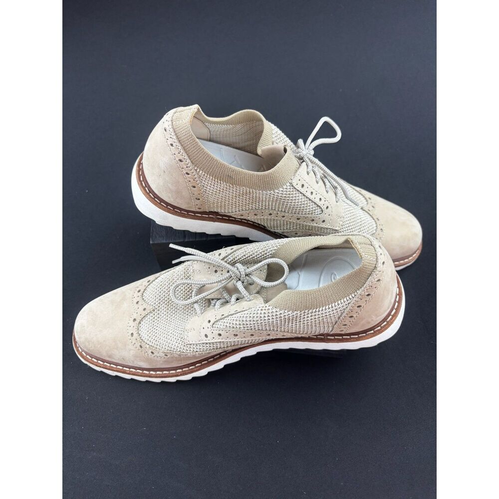 ~ Oxford Wingtips Derby Leather Mesh Hybrid Bass Lace up Shoe Mesh Suede Stretch